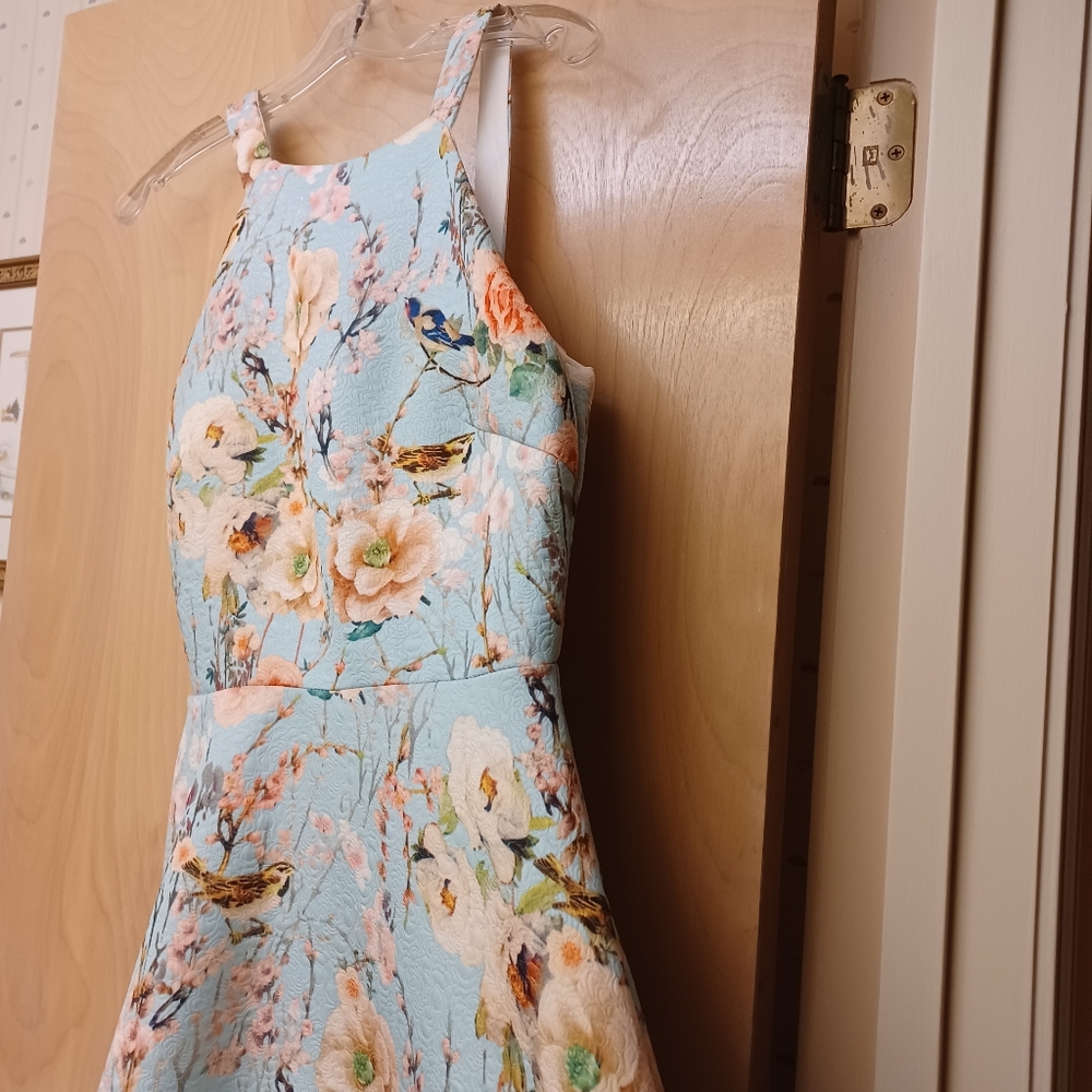 IEENA Mcduggal Bird Quilted midi dress Sz 10